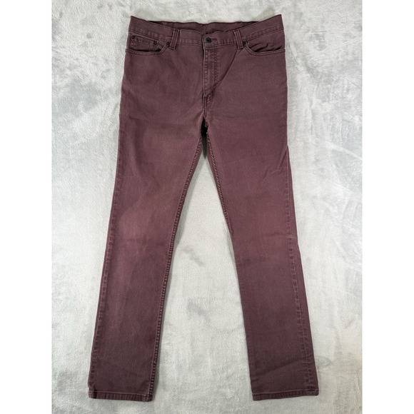 Levi's Other - Levis 510 Pants Men's 38x32 Burgundy Skinny Jeans